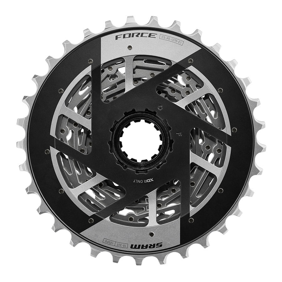 SRAM | XG-1270 E1 | Cassette, Silver, Speeds: 12, 10-33D, XD-R