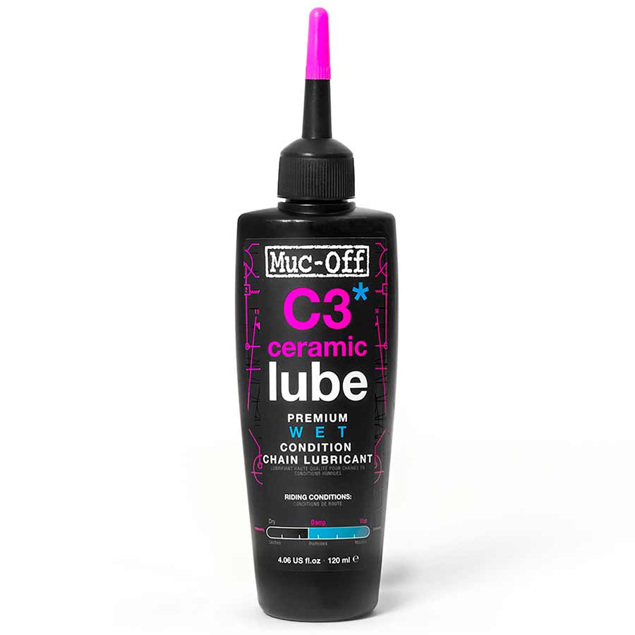 Muc-Off | C3 Wet Ceramic Chain Lubricant 120ml UV Torch