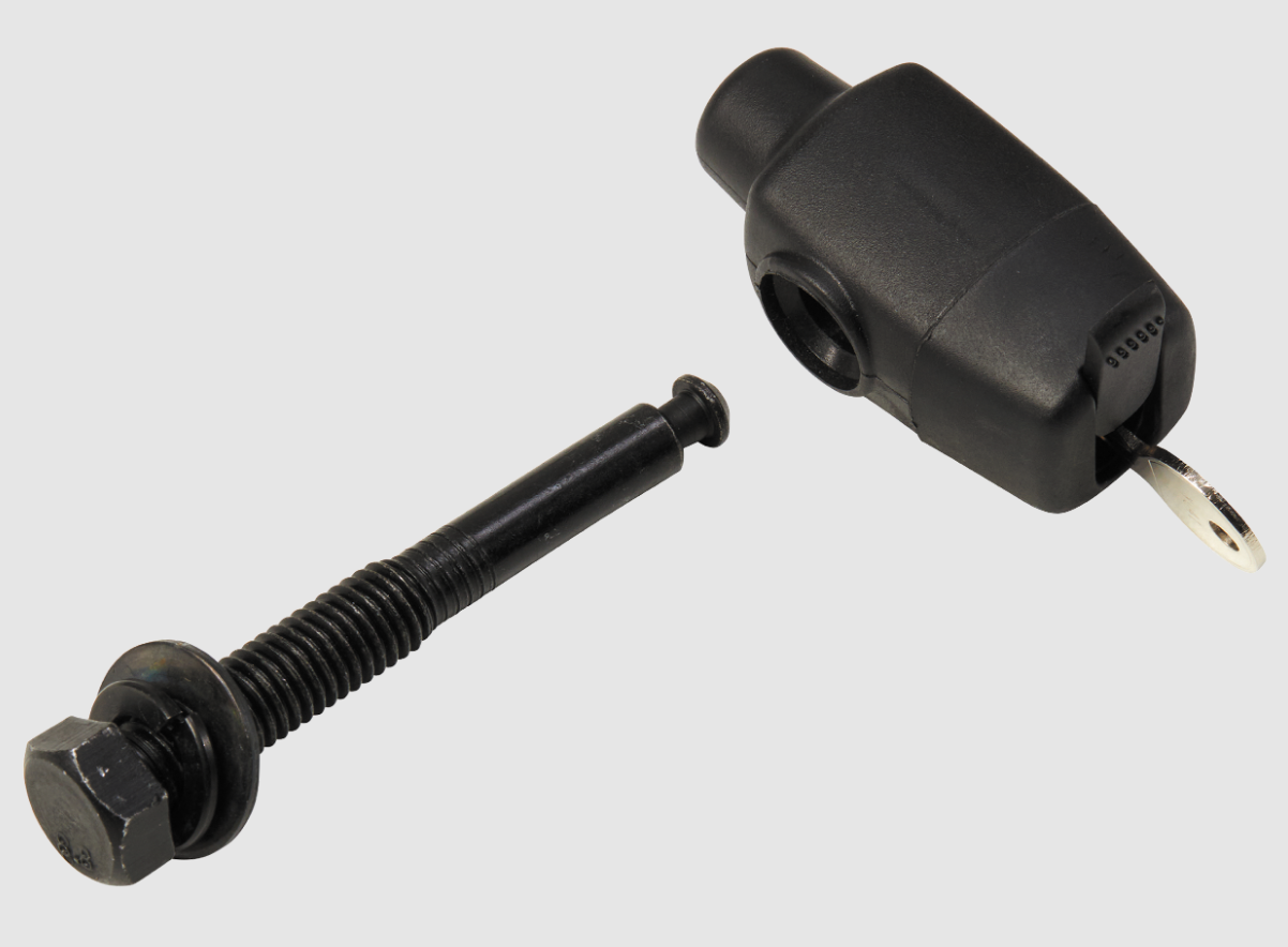 Hitch-mounted bike rack receiver lock