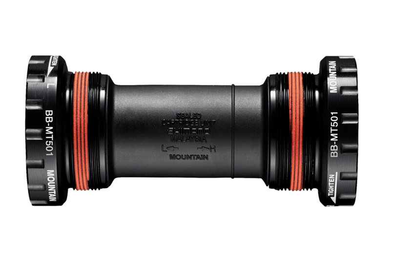 Bottom bracket, BB-MT501, right and left adapter (BSA), bearing, inner cover, for 68/73 mm handlebar width