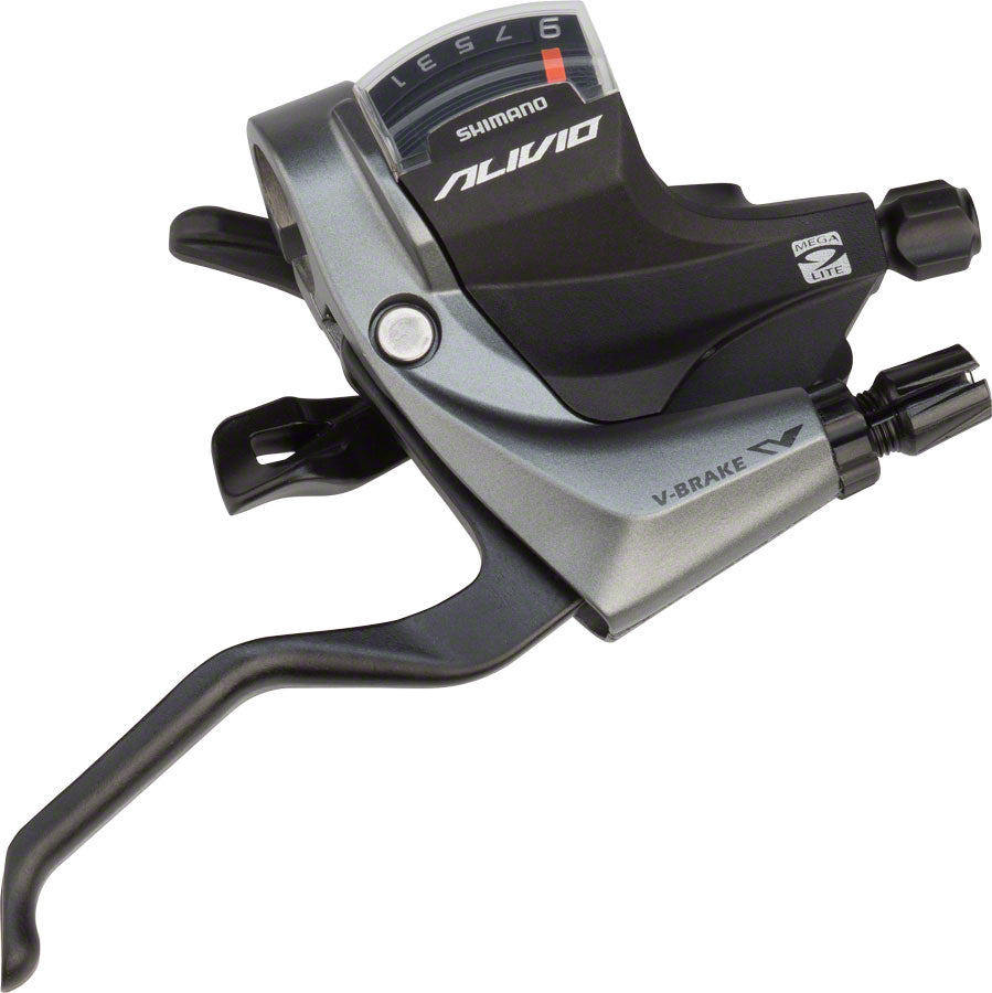 SHIFT/BRAKE LEVER, ST-M4000, ALIVIO, RIGHT, 9-SPEED, 2050MM