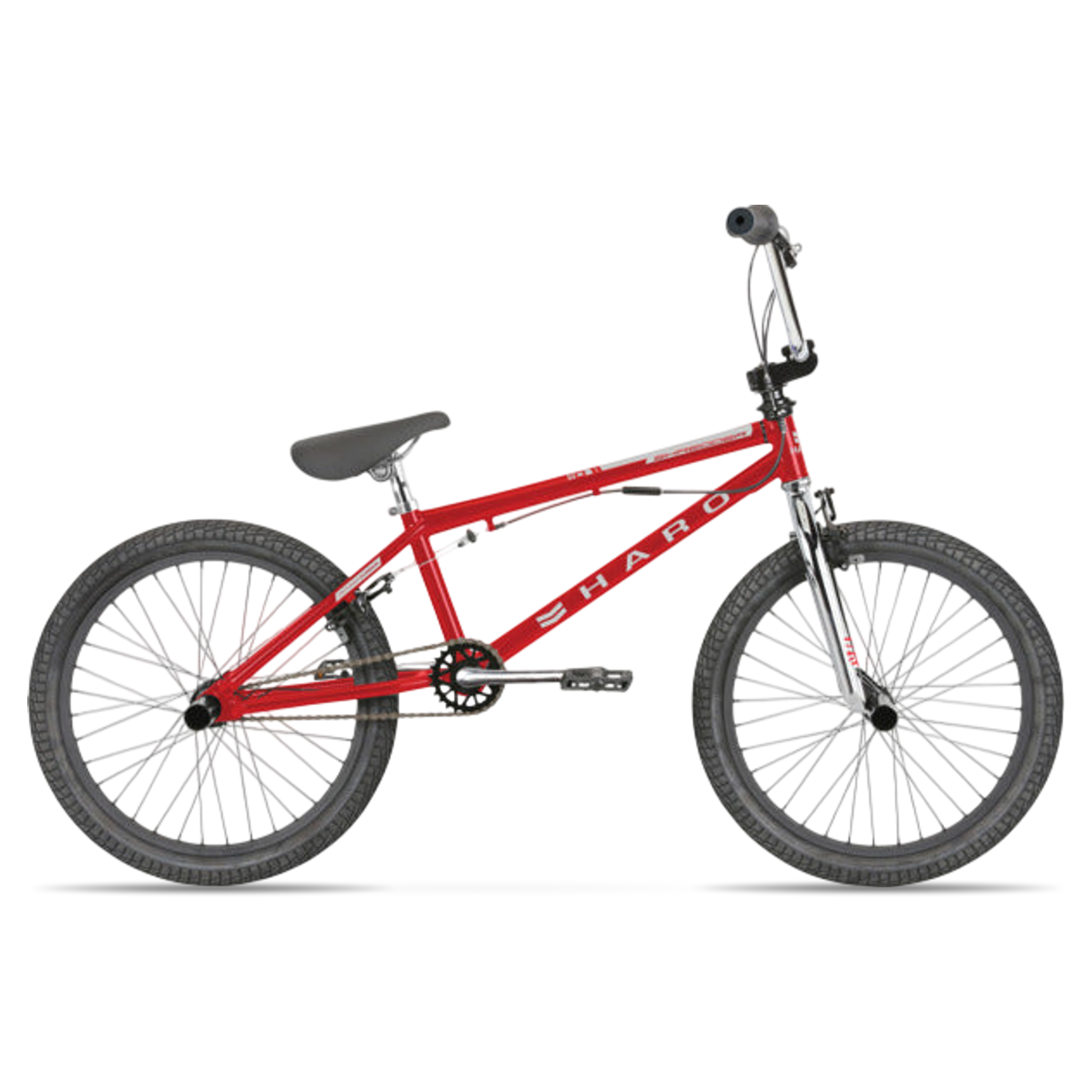 Bmx Haro SHROUDER PRO DLX-20 rouge, vue d'ensemble