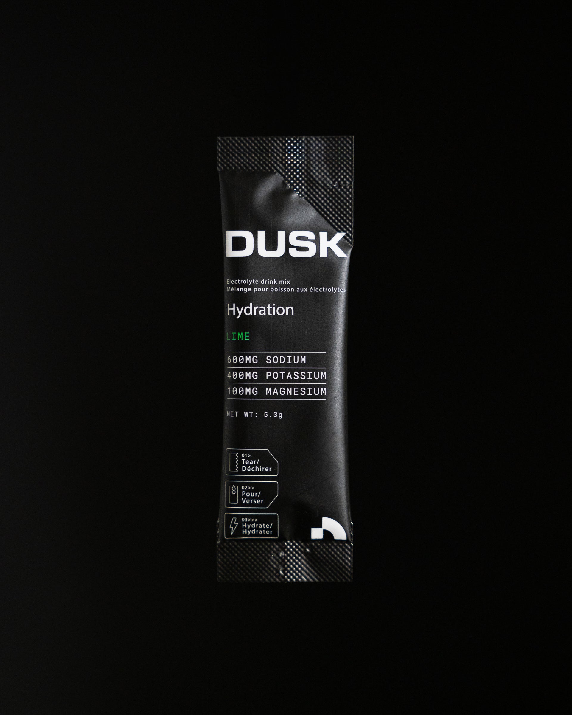 Dusk Hydratation, vue de face
