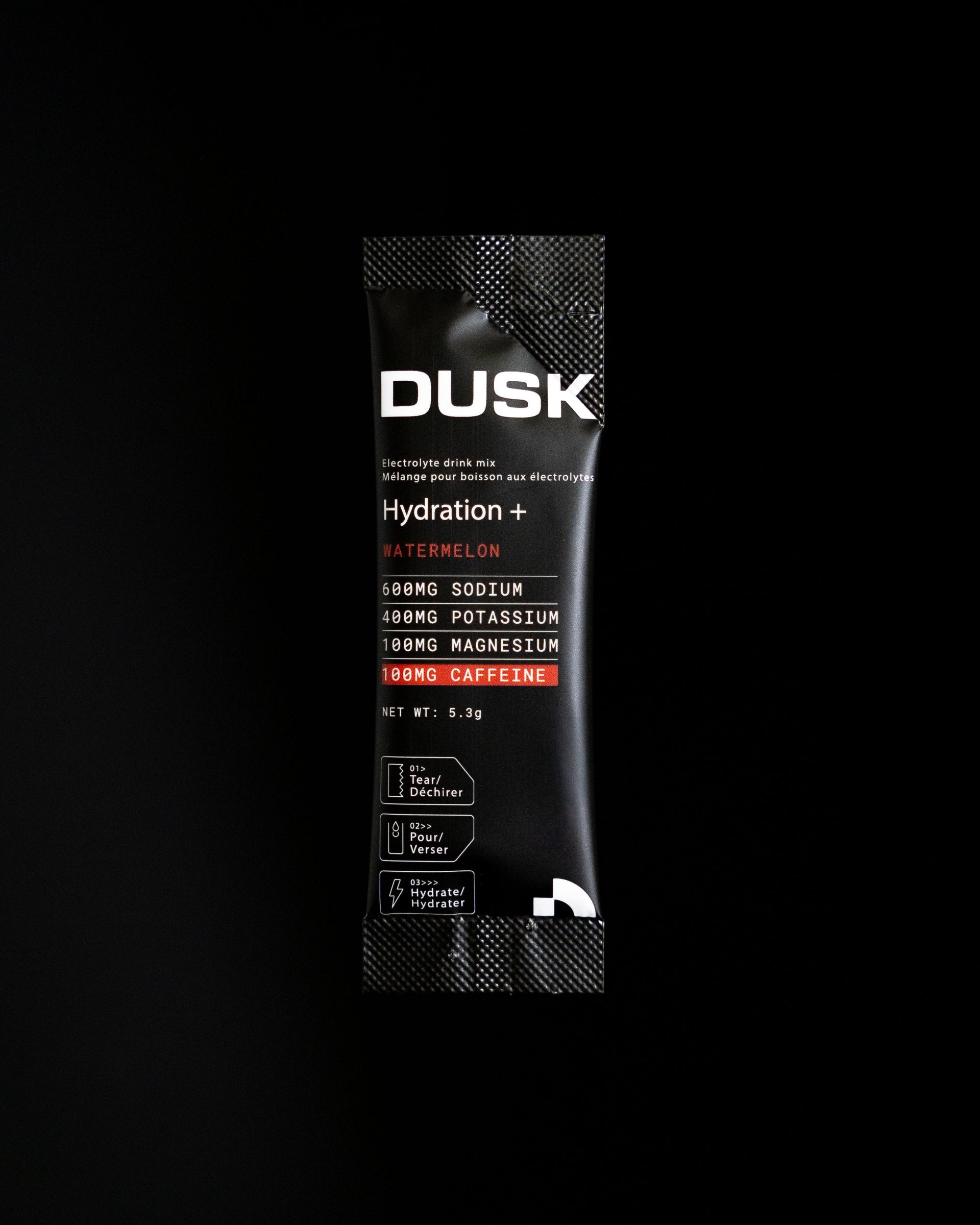 Dusk Hydratation, vue de face