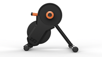 Base d'entraînement JetBlack Victory avec Zwift Cog et Click V2, vue de profil