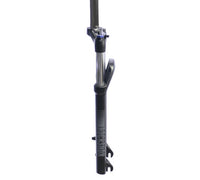 RockShox Judy coil spring preload TurnKey lockout, vue de profil