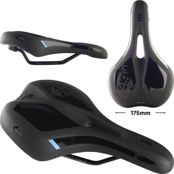 49N | FORMFIT ERGO UNISEX MEMORY FOAM SADDLE - 175 MM 