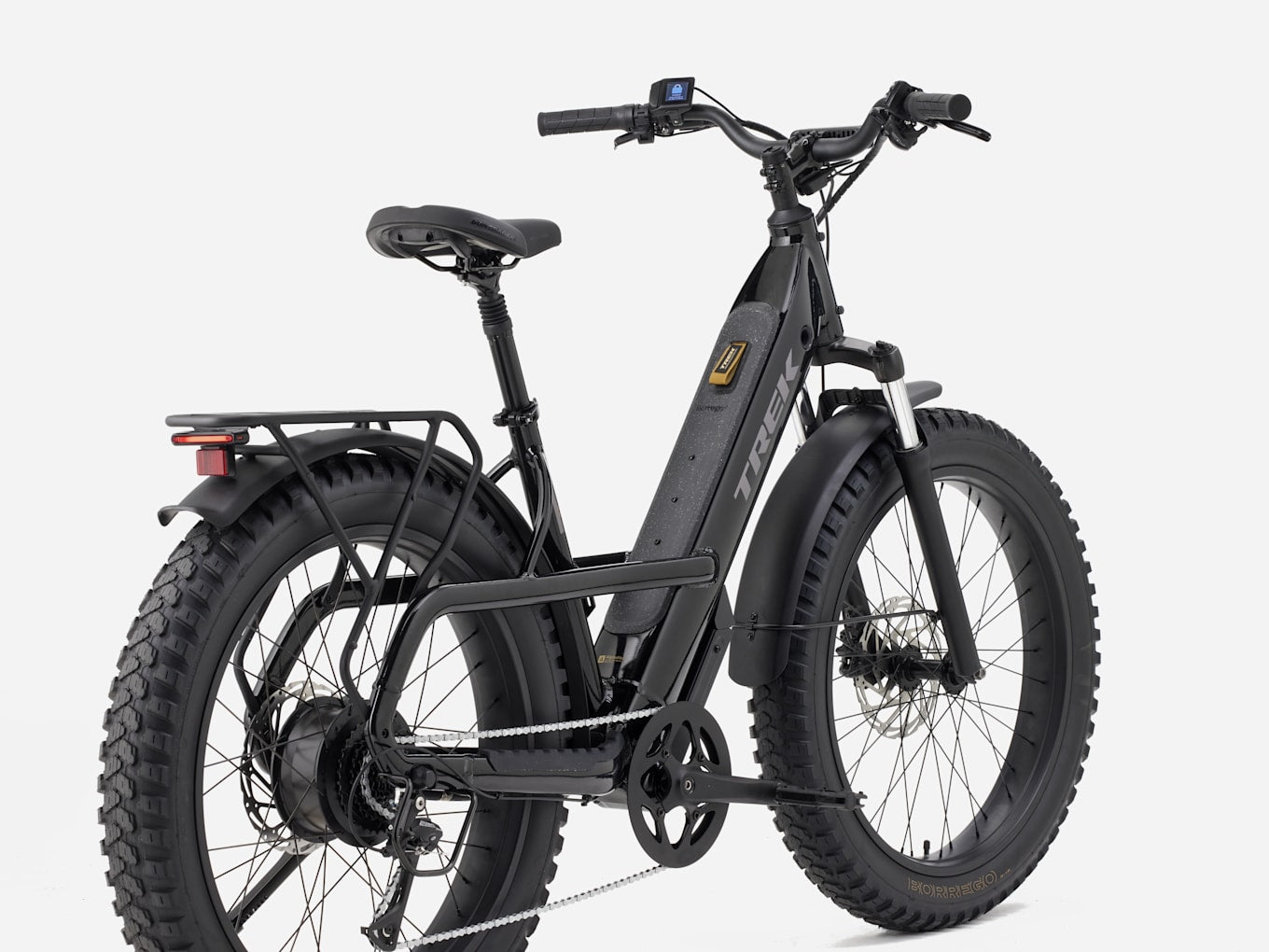 Fat bike électrique Trek Borrego+, roue avant