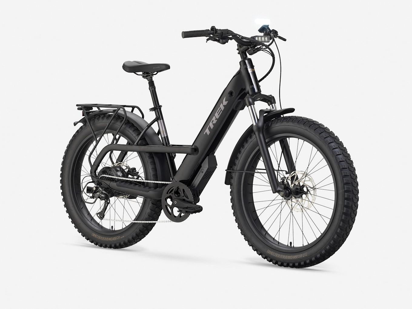 Fat bike électrique Trek Borrego+, transmission