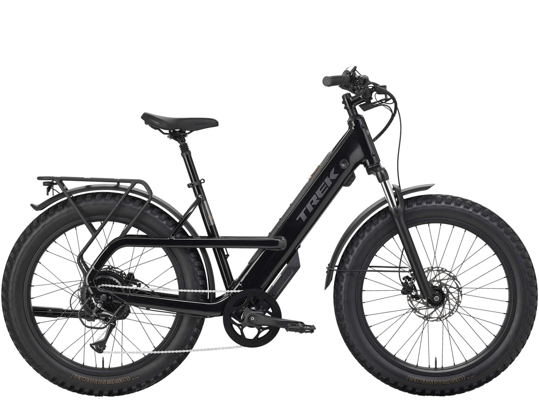 Fat bike électrique Trek Borrego+, vue d'ensemble