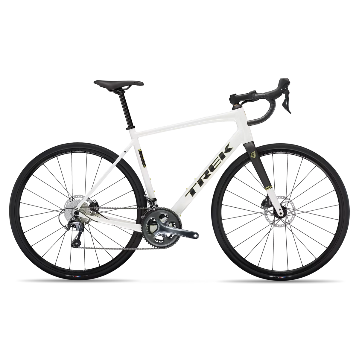 Trek Domane AL 4 4e gén., Blanc, vue d'ensemble
