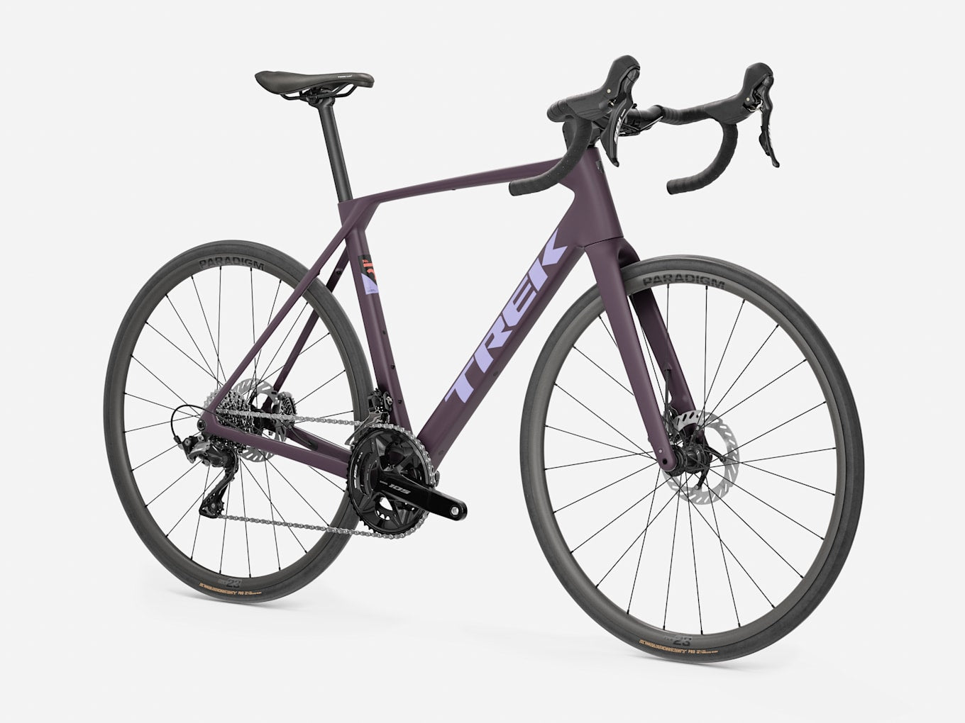 Vélo de route Trek Domane SL 5 5e gén., trois-quarts avant