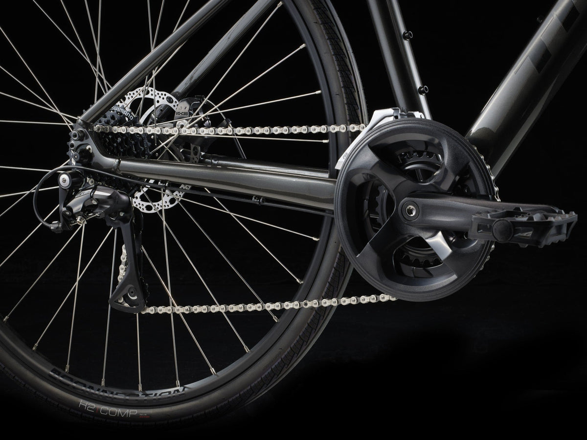 Trek FX 1 4e gén., pédalier et transmission