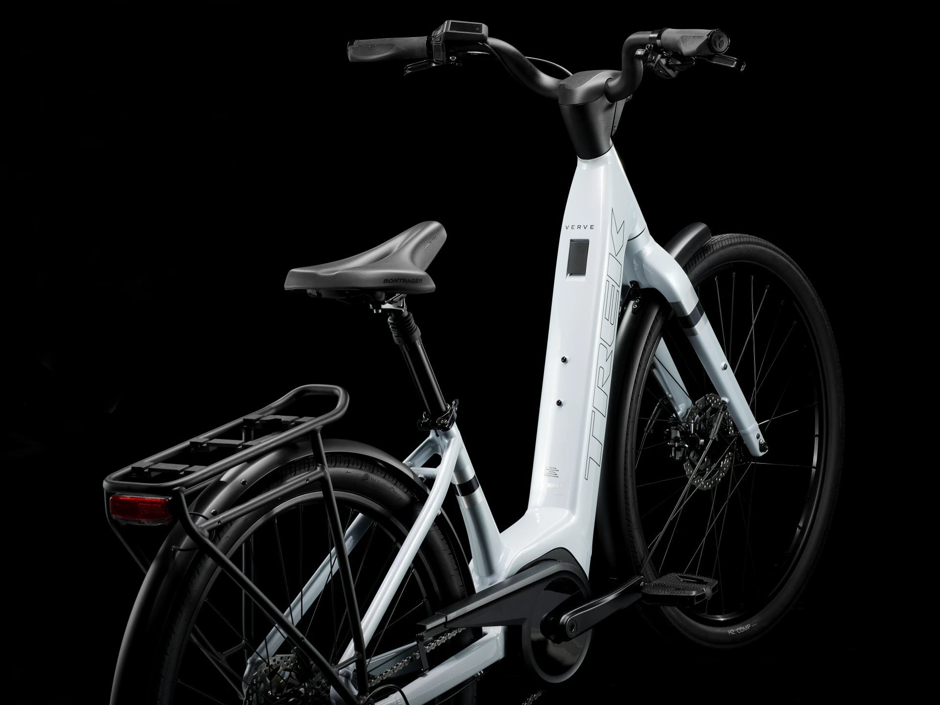 Trek Verve+ 2 Lowstep Gen 3, trois-quarts arrière