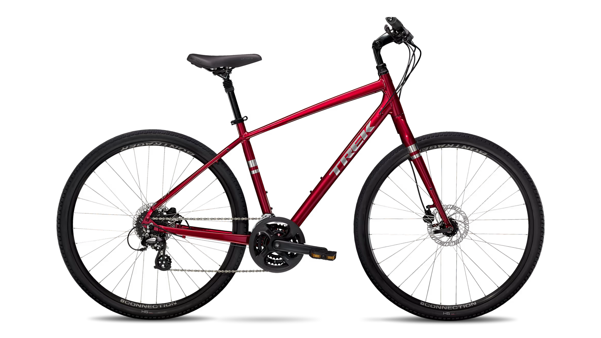 Trek Verve 2 Disque, coloris Rouge