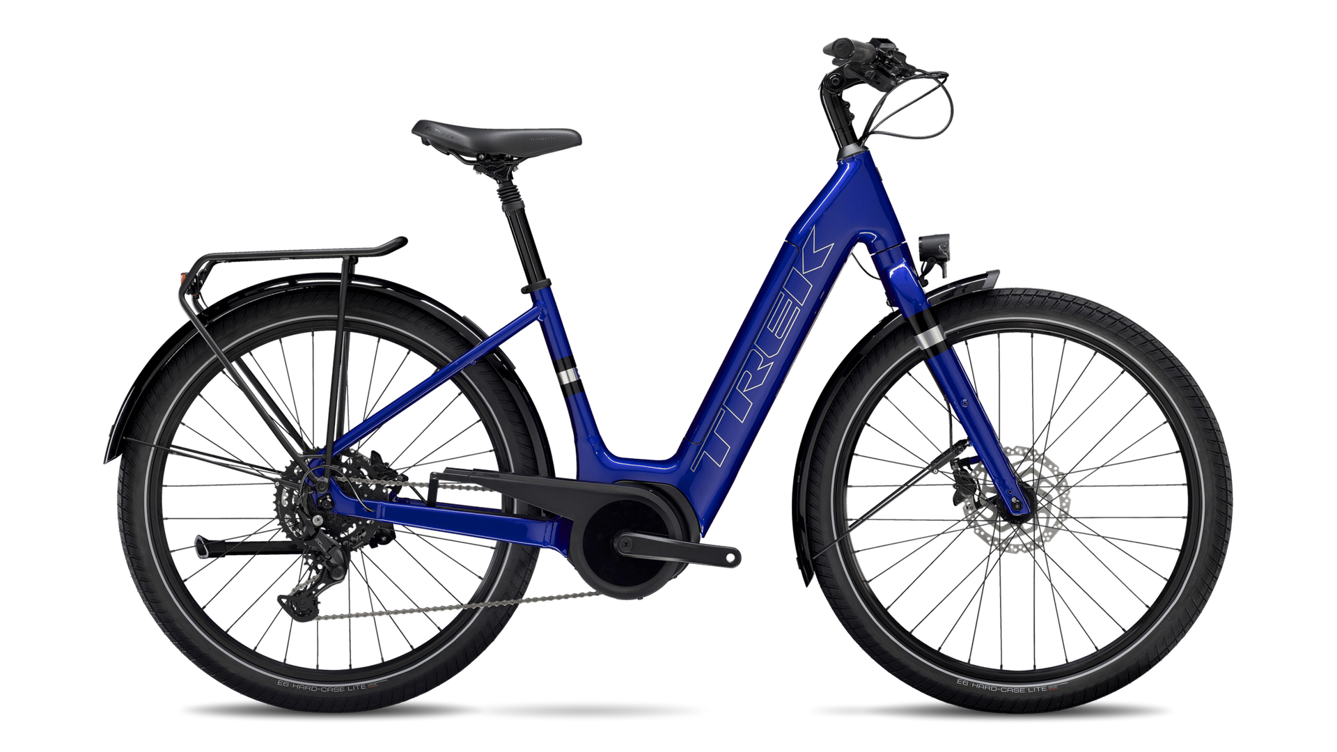 Trek Verve+ 3 Lowstep 2025, coloris Bleu