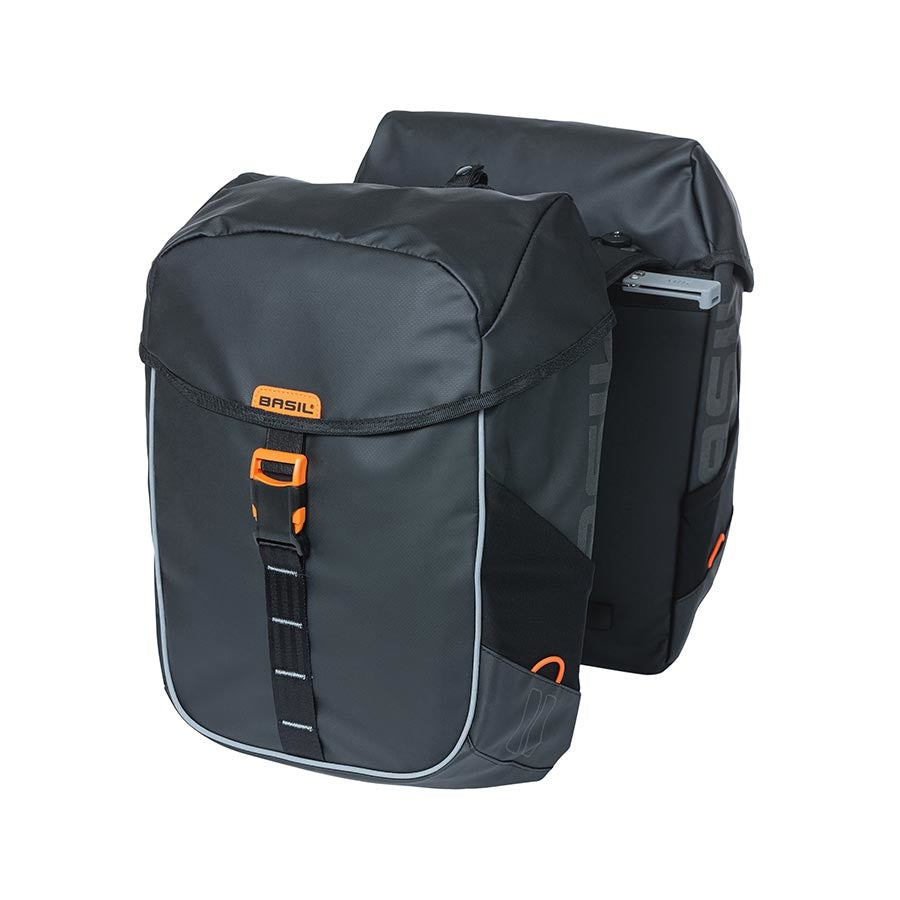Basil Miles MIK 34L Pannier Black/Orange