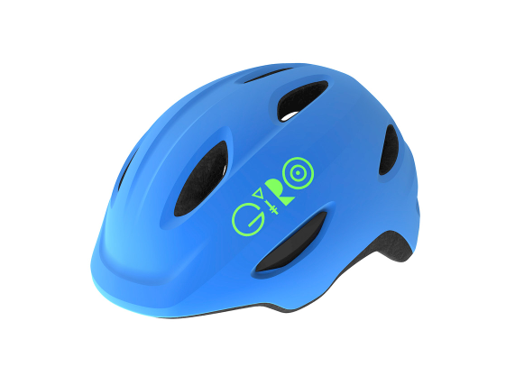 Casque Giro Scamp Jr, coloris Bleu mat/Lime