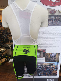 Cuissard à bretelles Vélozone, vue de profil